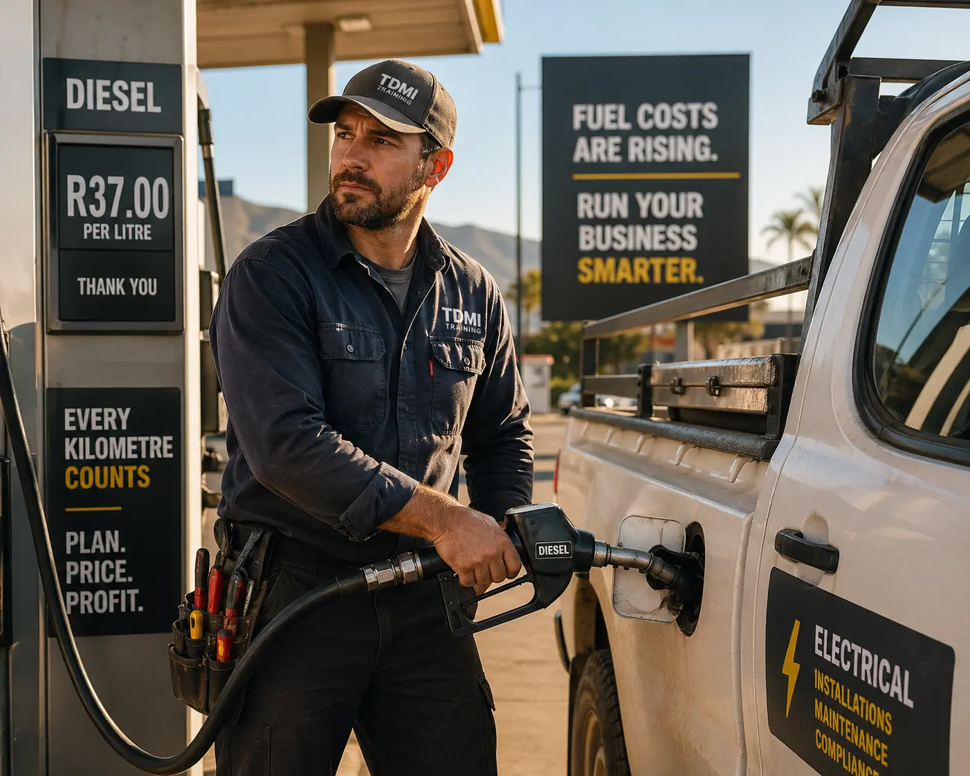 When Fuel Hits R37/L — What It Means for the Electrician on the Road