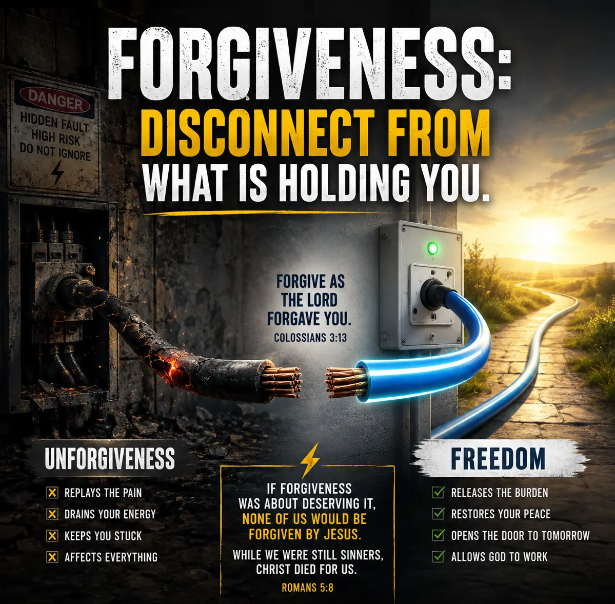 FORGIVENESS — DISCONNECT FROM WHAT IS HOLDING YOU