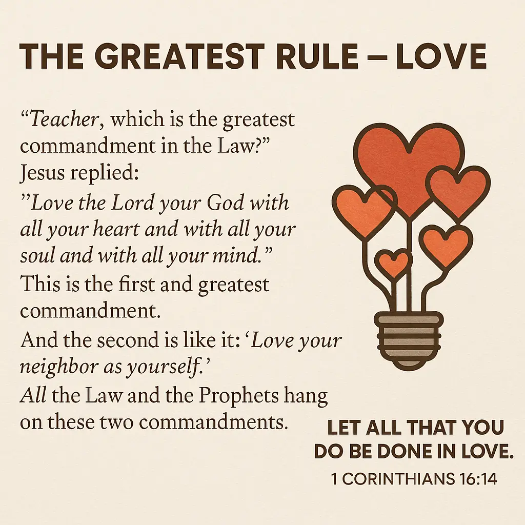 The Greatest Rule – LOVE